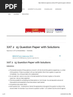 Download XAT 2015 Question Paper with Solutionspdf by swayamsaswat93 SN294355026 doc pdf