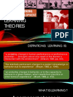 Lecture 4 - Learning Theories - SSM - IUNC - Spring 2015
