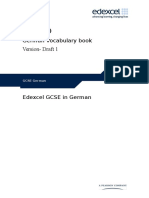 German Vocab Book