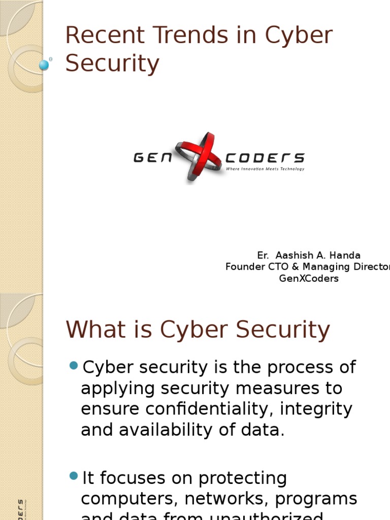 Cyber Security Trends in India - GenXCoders | PDF | Computer Security ...