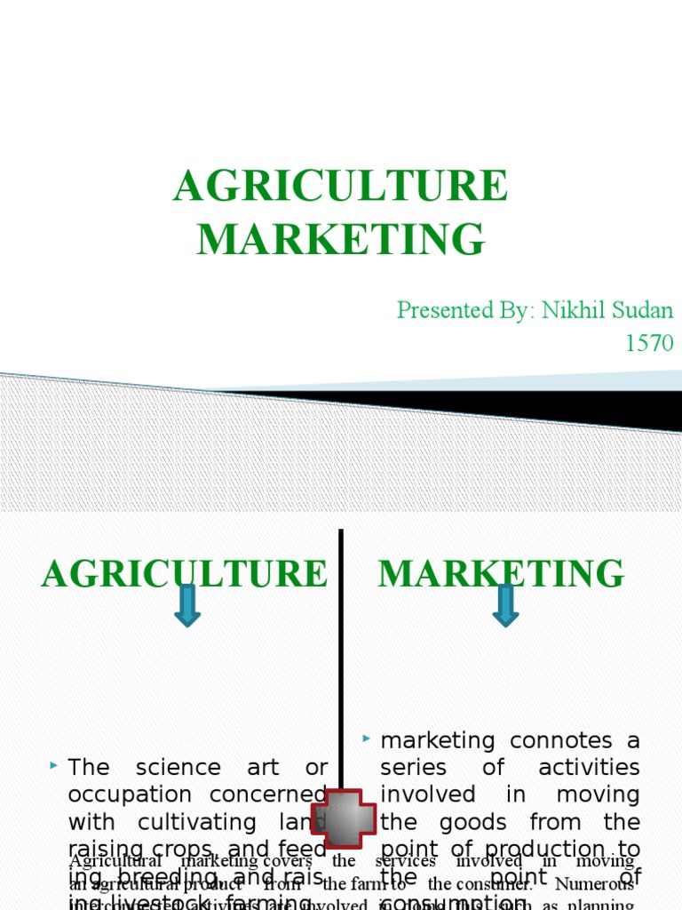 Agriculture Marketing in India Farms Agriculture