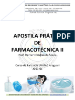 Apostila Prática Farmacotécnica II 2013-01