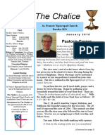 January 2016 Chalice newsletter of St. Francis' - Eureka
