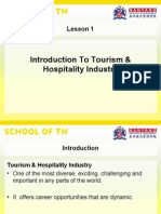 Introduction To Tourism & Hospitality Industry
