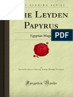 The Leyden Papyrus