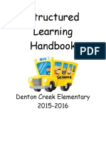 Structured Learning Handbook 2015