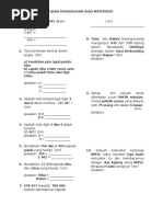 Soalan Matematik Tingkatan 1