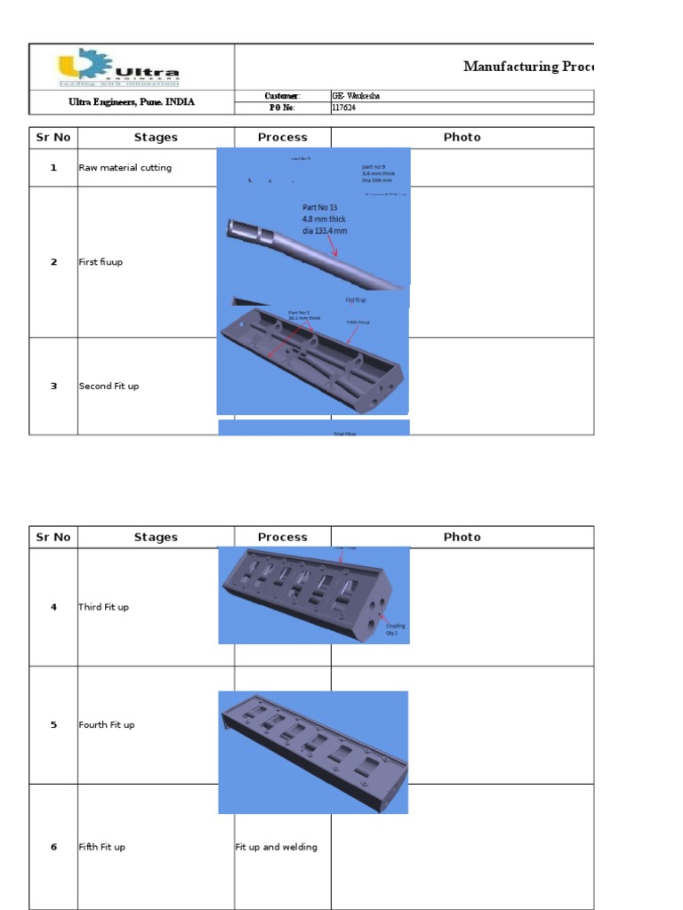 Weld Plan D00651285 Machining Metalworking