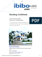 Goibibo Hotel Booking Confirmation Kalpetta Wayanad