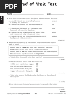 7c Test Paper | PDF | Arm | Blood