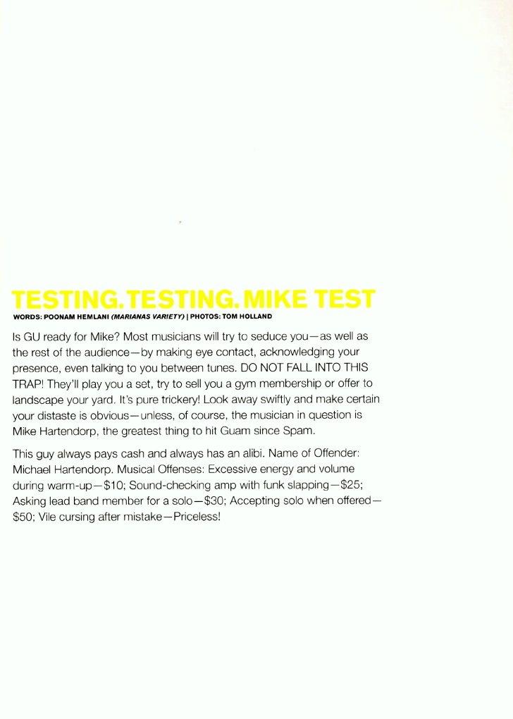 Testing Testing Mike Test | PDF | Business