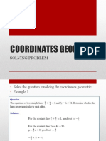 Coordinates Geometric