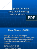 Phases of CALL