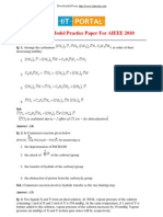 Chem Model Paper Aieee 2010