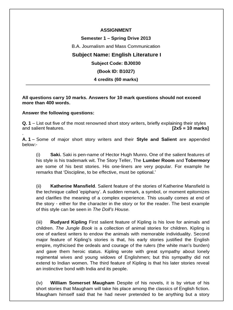 Bj 0030 Assignment Spring 13 Pdf Narration