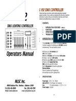 UsersGuide-Meteor C-192 DMX Controller