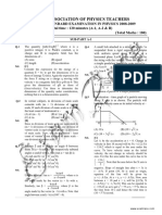 NSEP Solved Paper 2008