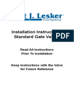 standard gate valves manual