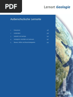 Lernort Geologie Modul I
