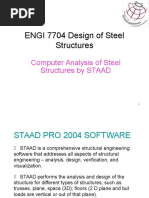 Design of Steel STAAD