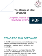 Design of Steel STAAD