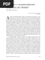 Símbolo e Acontecimento Na Poesia de Orides