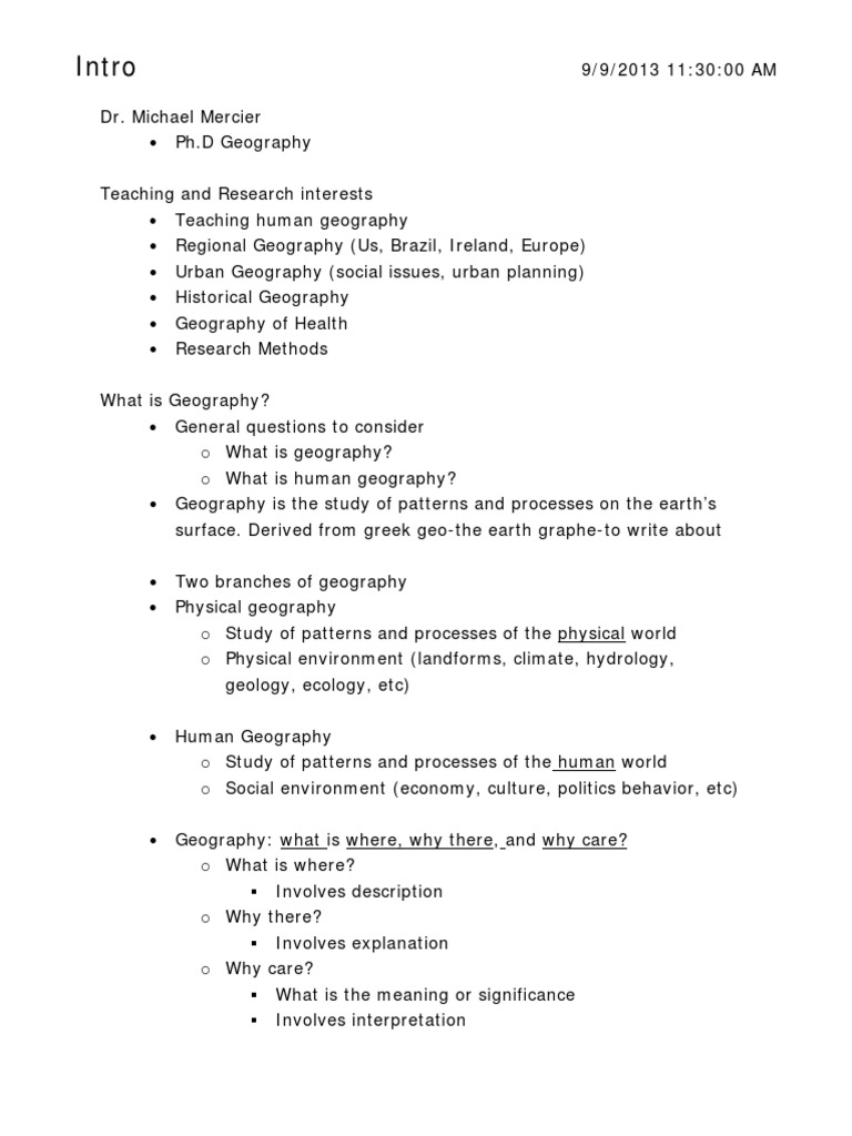 Geography Concepts for Students | PDF | Longitude | Geography