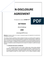 Non-Disclosure Agreement Template