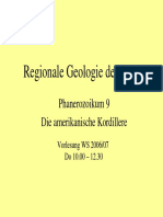 Regionale Geologie Phanerozoikum 9 Amerika