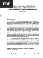 O Pincel Invisível Do Pintor - Notas Sobre o Simbolismo Iniciático Nas Artes Medievais