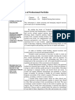 NFDN 2003 Report On Progress of Professional Portfolio