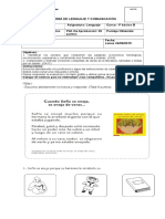 Prueba Lenguaje Agosto 1 - B