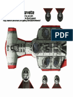 CR90 Corellian Corvette Paper Model