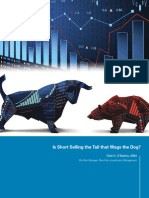Is Short Selling The Tail That Wags The Dog?: Niall H. O'Malley, MBA