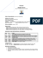 Prof Pradip Dutta_Resume