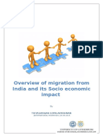 Migration From India and Its Socio Economic Impacts
