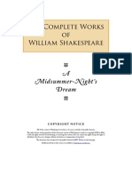 The Complete Works of William Shakespeare: A Midsummer Night's Dream