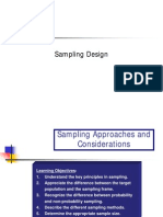 Sampling Design