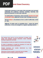 Solid State Chemistry