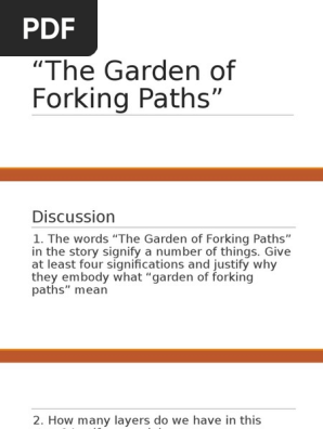 Lit13 The Garden Of Forking Paths