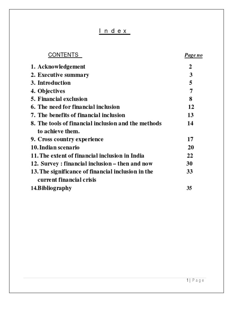 Financial Inclusion Survey Objectives | PDF | Financial Inclusion | Banks
