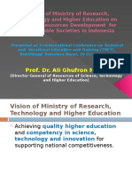 Policy of Kemeristekdikti On TVET