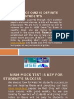 Finance Quiz Is Definite Guide For Students: Nism Modules