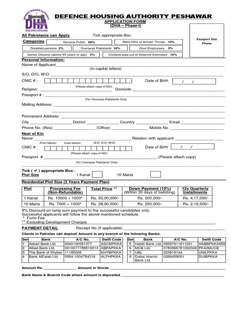 dha-peshawar-application-form-pdf-fee-banks