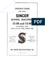 Singer Sewing Machines 15-88 Si 15-89