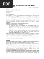 Modelo Carta de Descargo