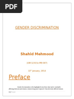 Download Gender Discrimination by Shahid Mehmud SN294450342 doc pdf