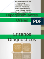 Hipoglicemiantes Orales