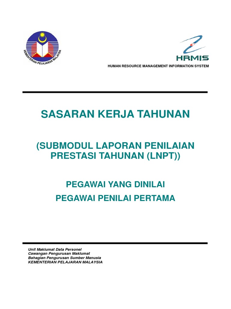 Panduan Pengguna Submodul Pengurusan Prestasi Skt Pdf
