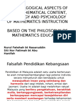 Falsafah Dan Matlamat Kurikulum Matematik